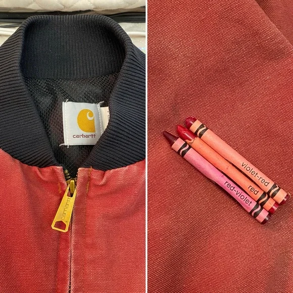 Rare VTG 90s Carhartt Santa Fe JR0456 Southwest Aztec Navajo ‘Clay’ Jacket XL - Picture 13 of 16